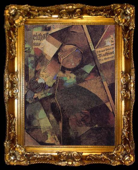 framed  Kurt Schwitters Merz 25 A.The Constella tion, ta009-2